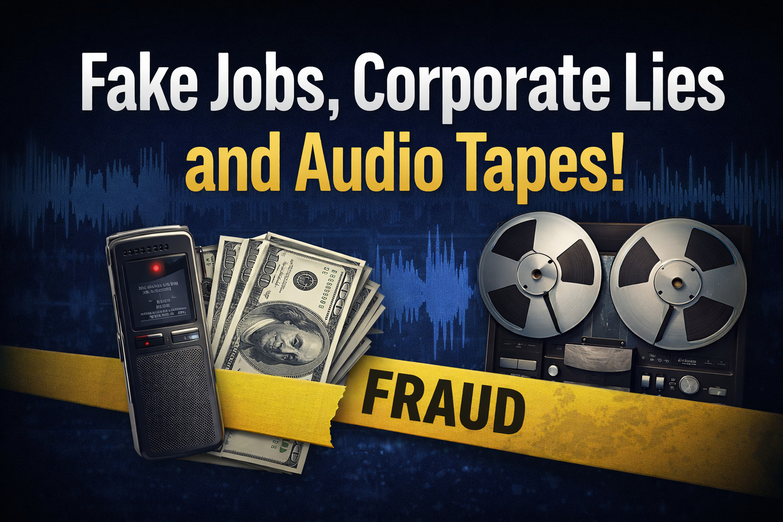 Fake Jobs, Corporate Lies and Audio Tapes!